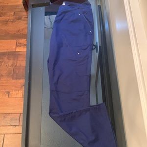 Navy Medium Purple Label Yoga Scrub Pants